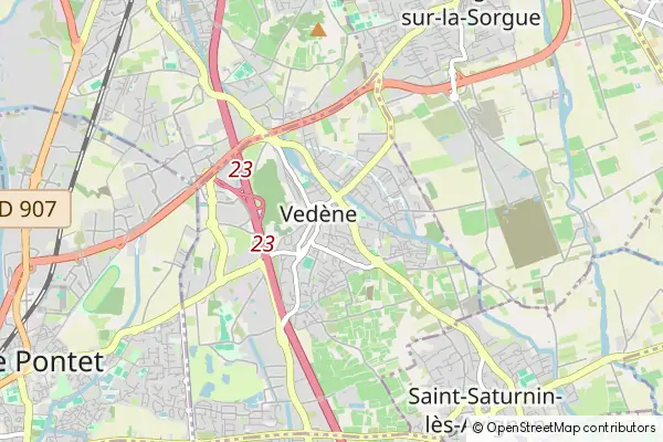 Karte Vedène