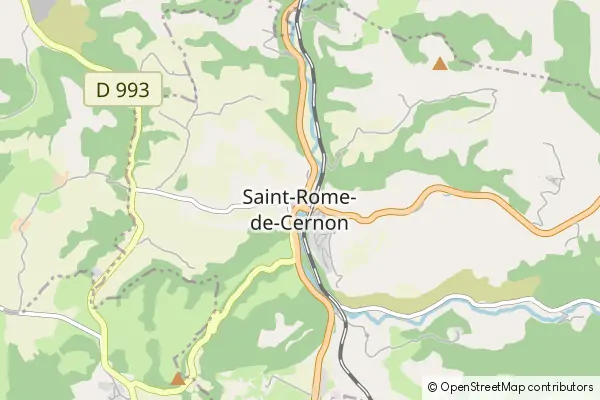 Karte Saint-Rome-de-Cernon