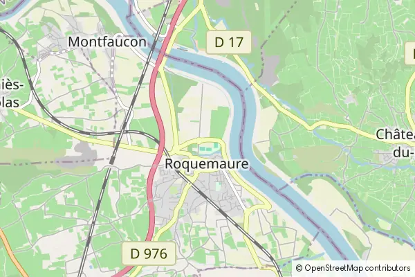 Karte Roquemaure