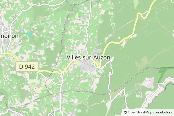 Karte Villes-sur-Auzon