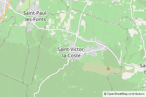 Karte Saint-Victor-la-Coste