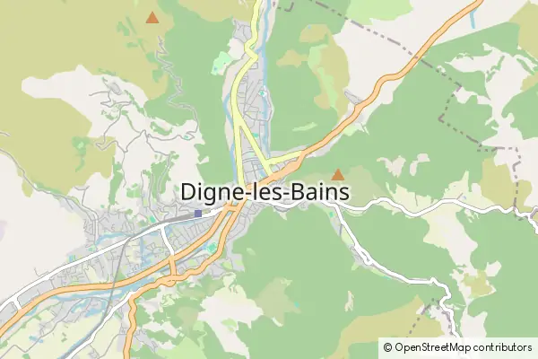 Karte Digne les Bains