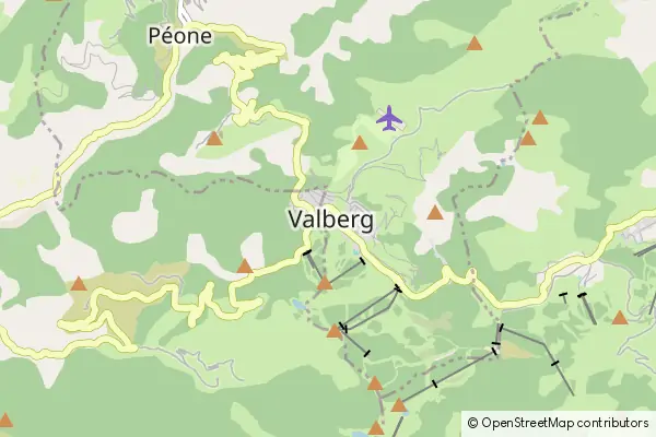 Karte Valberg