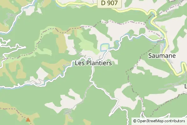 Karte Les Plantiers