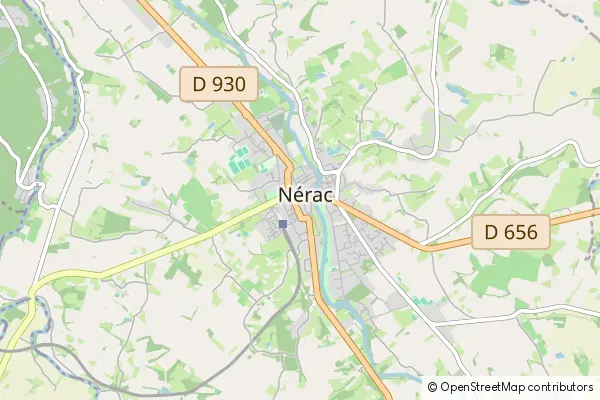 Karte Nérac