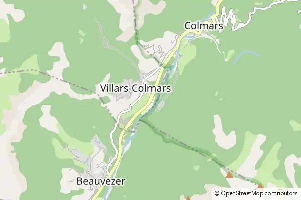 Karte Villars-Colmars