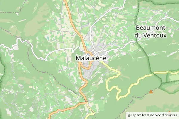 Karte Malaucène