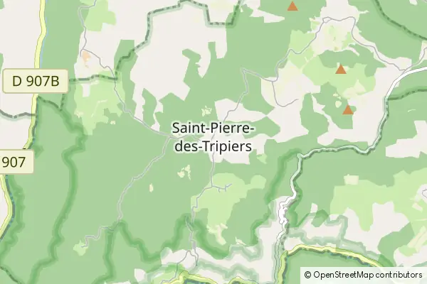 Karte Saint-Pierre-des-Tripiers