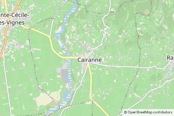 Karte Cairanne