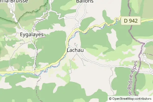 Karte Lachau