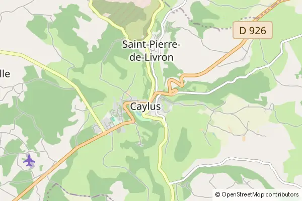 Karte Caylus