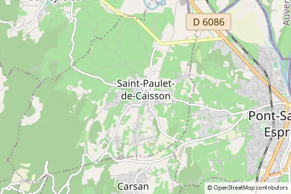 Karte: Saint-Paulet-de-Caisson • © OpenStreetMap contributors Karte Saint-Paulet-de-Caisson