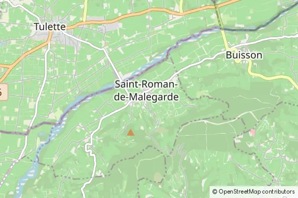 Karte Saint-Roman-de-Malegarde