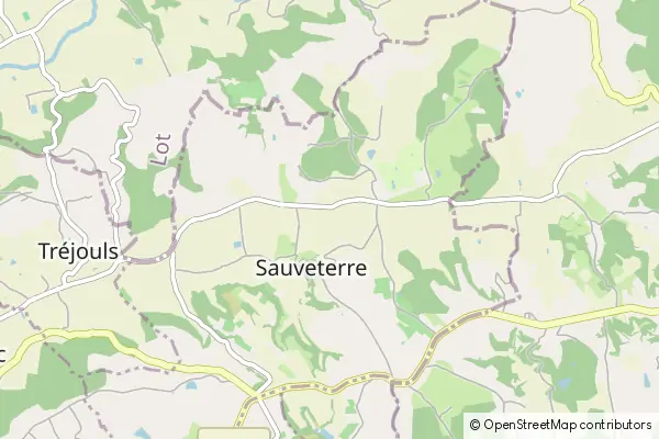 Karte Sauveterre