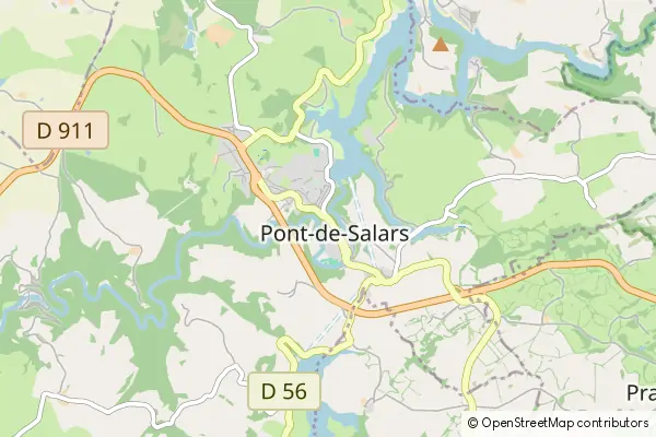 Karte Pont de Salars