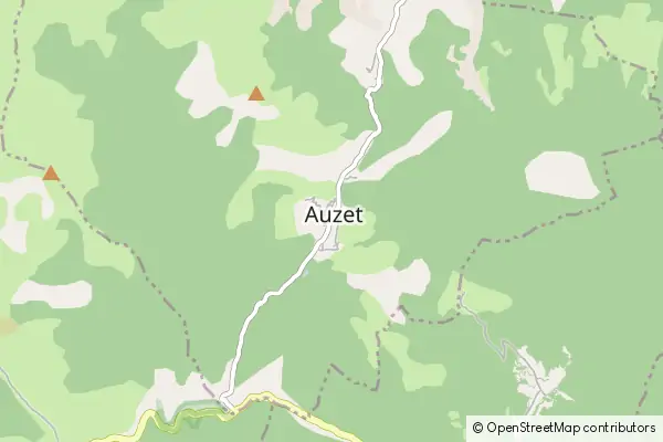 Karte Auzet