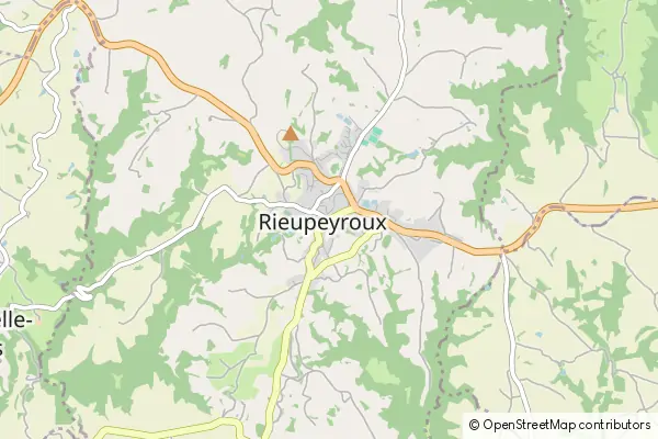 Karte Rieupeyroux