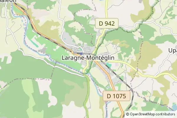 Karte Laragne-Montéglin