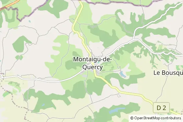 Karte Montaigu-de-Quercy