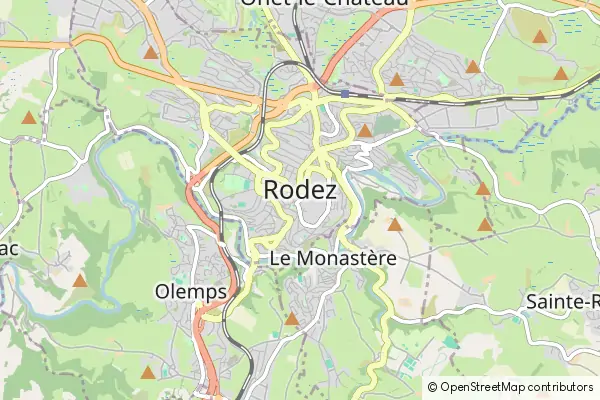 Karte Rodez