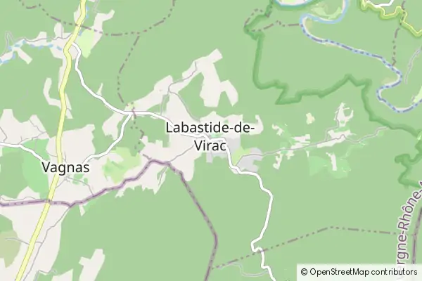 Karte Labastide-de-Virac