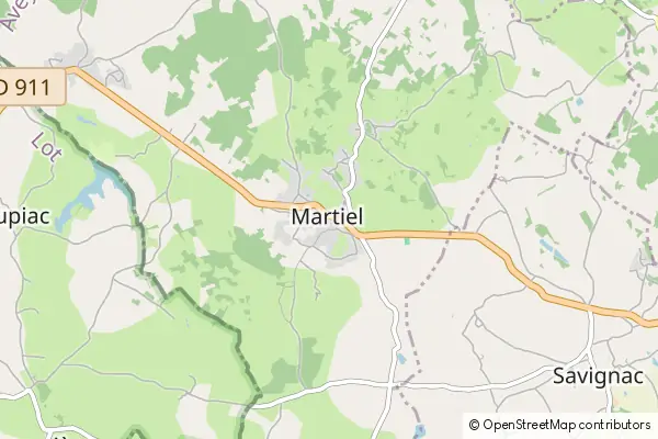 Karte Martiel