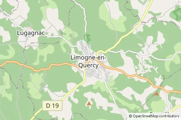 Karte Limogne-en-Quercy