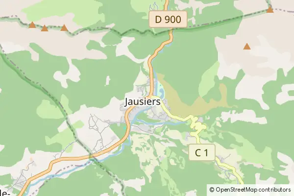 Karte Jausiers