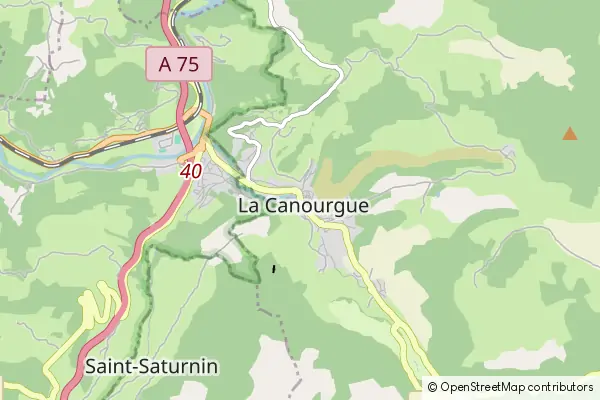 Karte La Canourgue