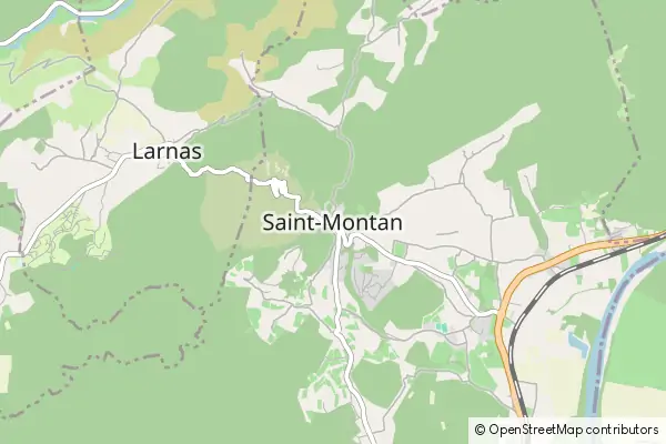 Karte Saint-Montan