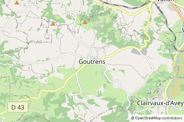 Karte Goutrens