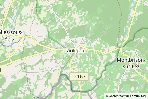 Karte Taulignan