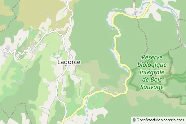 Karte Lagorce