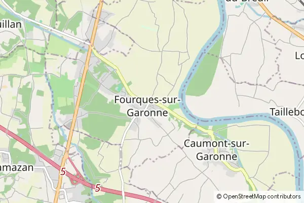 Karte Fourques-sur-Garonne