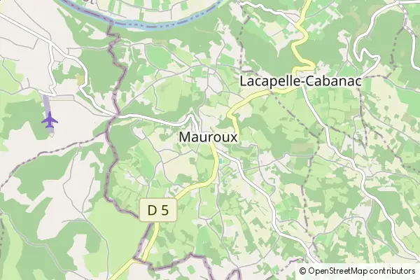 Karte Mauroux