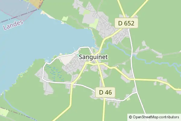 Karte Sanguinet