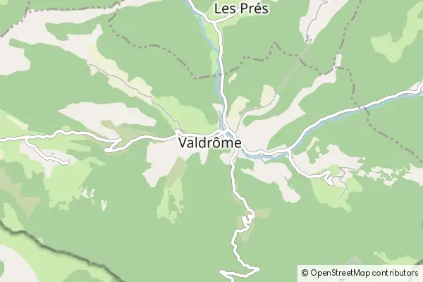 Karte Valdrôme