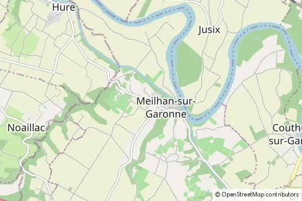 Karte Meilhan-sur-Garonne
