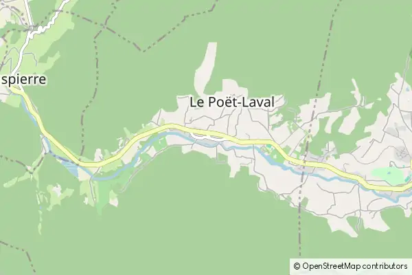 Karte Le Poët-Laval