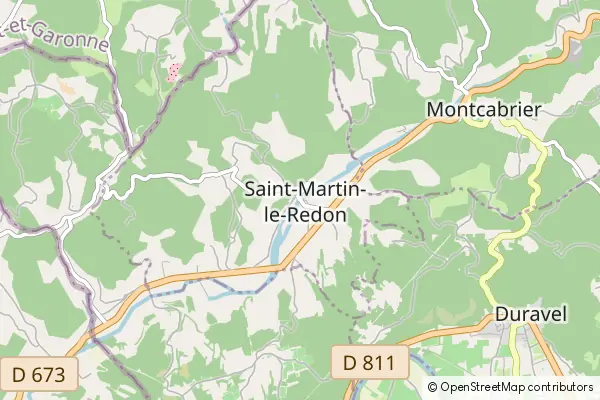 Karte Saint-Martin-le-Redon