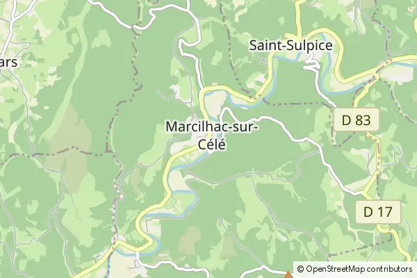 Karte Marcilhac-sur-Célé