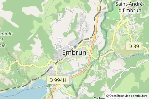 Karte Embrun