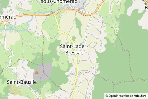 Karte Saint-Lager-Bressac