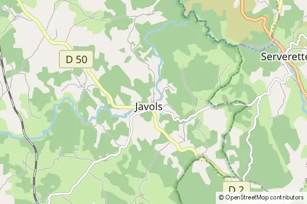 Karte Javols