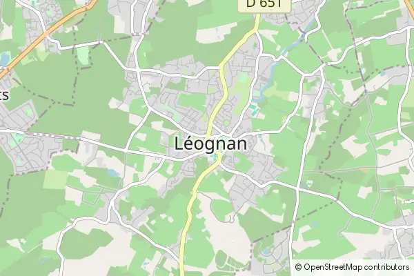 Karte Léognan