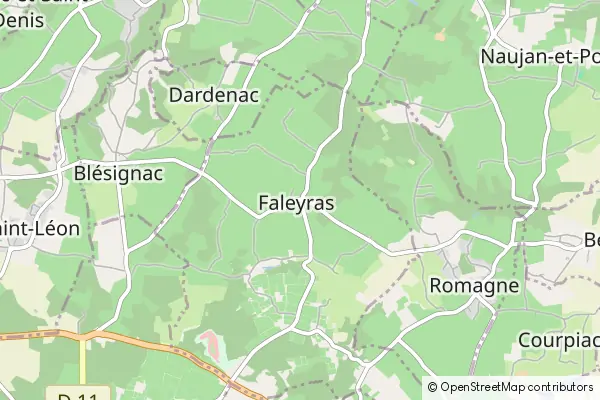 Karte Faleyras