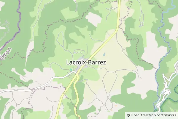 Karte Lacroix-Barrez