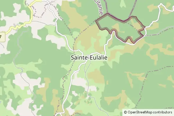 Karte Sainte-Eulalie