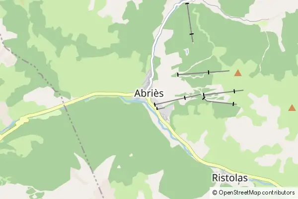 Karte Abriès