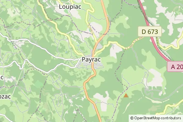 Karte Payrac